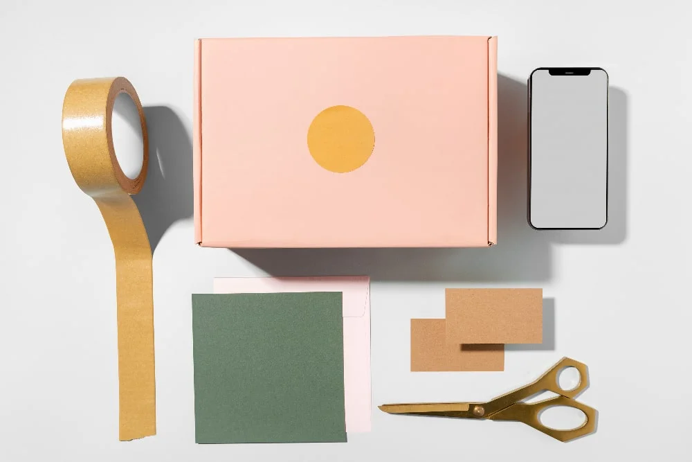 Packages branding et logo complet identité visuelle marque