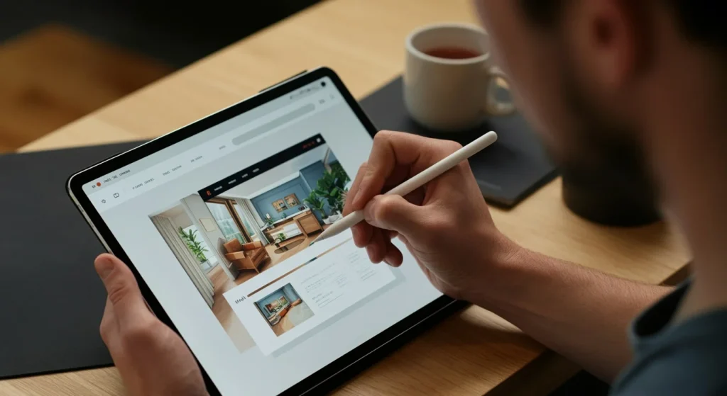 Un schéma illustrant comment une Plateforme ecommerce entreprise intègre les ventes, le marketing et la logistique.